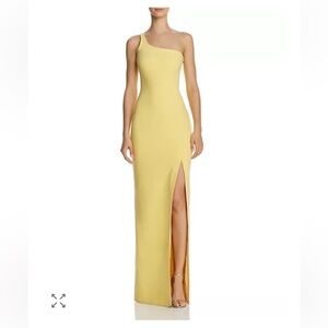 Likely Yellow One-Shoulder Dress